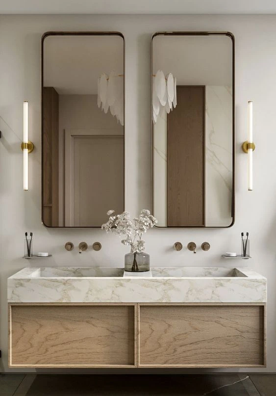 fürdőszoba tervezés tükörmegvilágítás